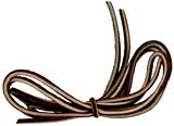 Horn strap leather lace, 5/32" wide, 72" long
